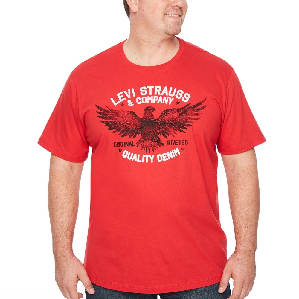 New! Levi's Eagle Logo Big & Tall T-Shirt LT